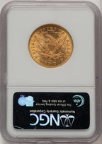 1879 $10 Brown Label Liberty Eagle NGC MS61