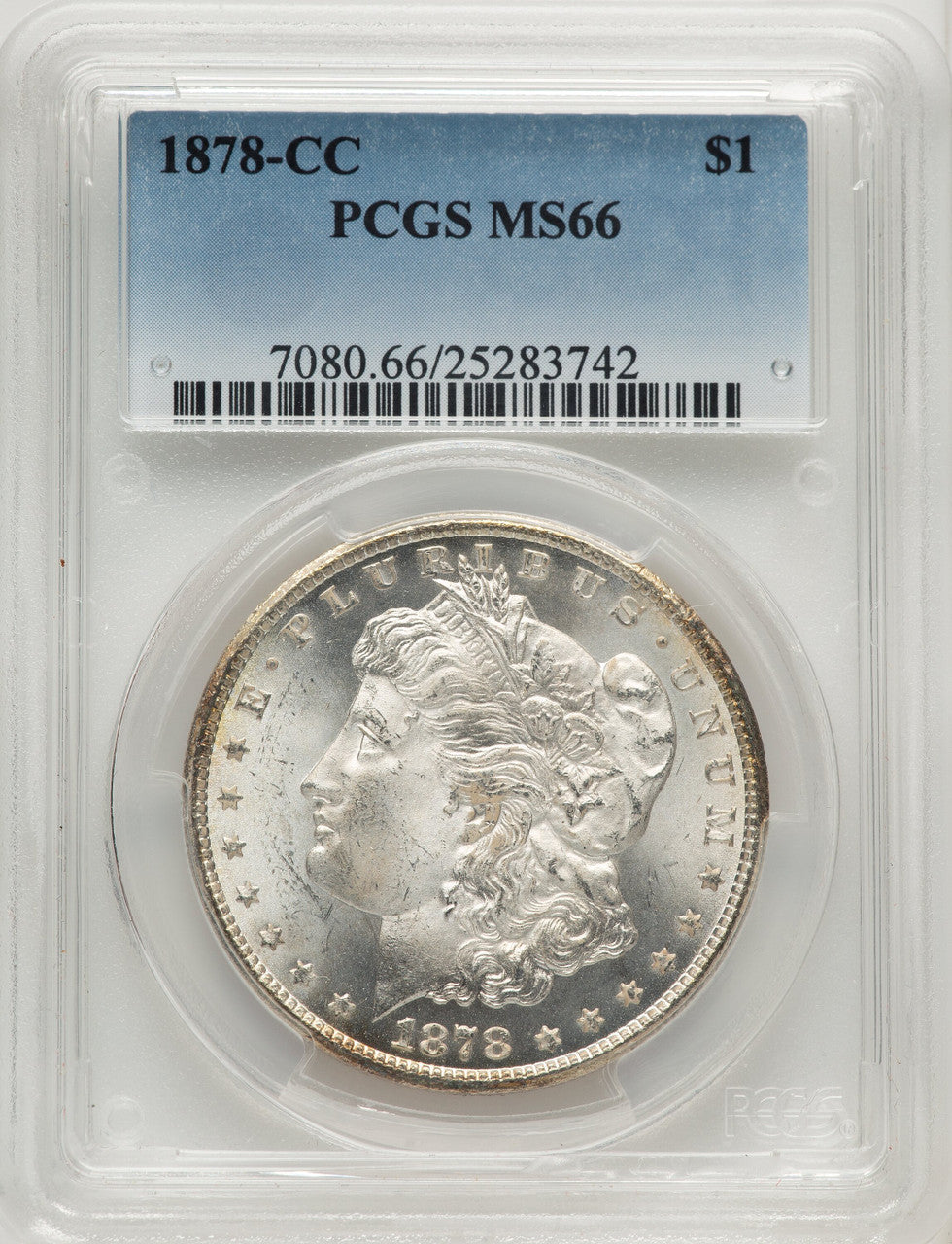 1878-CC Morgan Dollar PCGS MS66
