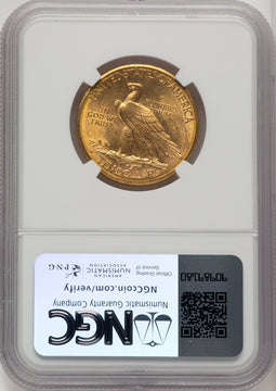 1910-D $10 Indian Eagle NGC MS63 (774226023)