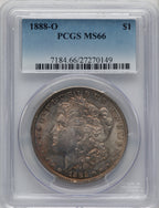 1888-O Morgan Dollar PCGS MS66