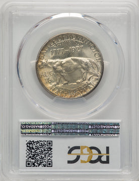 1927 50C Vermont Commemorative Silver PCGS MS66+ (774100048)