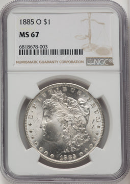 1885-O Morgan Dollar NGC MS67 (520445020)