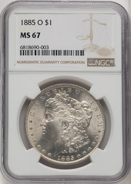 1885-O Morgan Dollar NGC MS67 (520445021)
