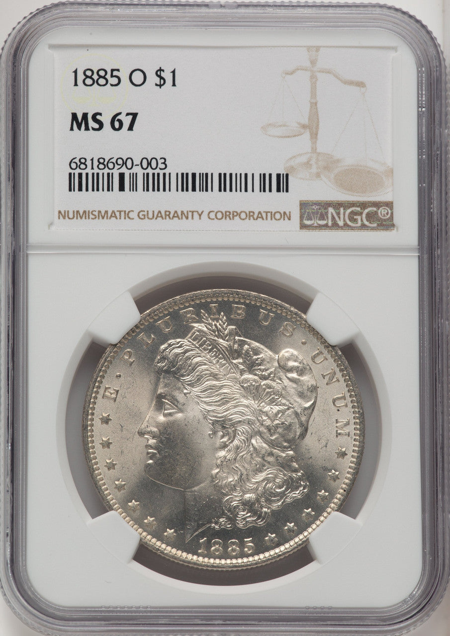 1885-O Morgan Dollar NGC MS67 (520445021)