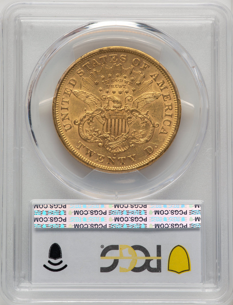 1872-S $20 Liberty Double Eagle PCGS MS60 (520445030)