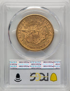 1865-S $20 Liberty Double Eagle PCGS MS61