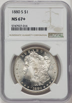 1880-S Morgan Dollar NGC MS67+ (520445014)