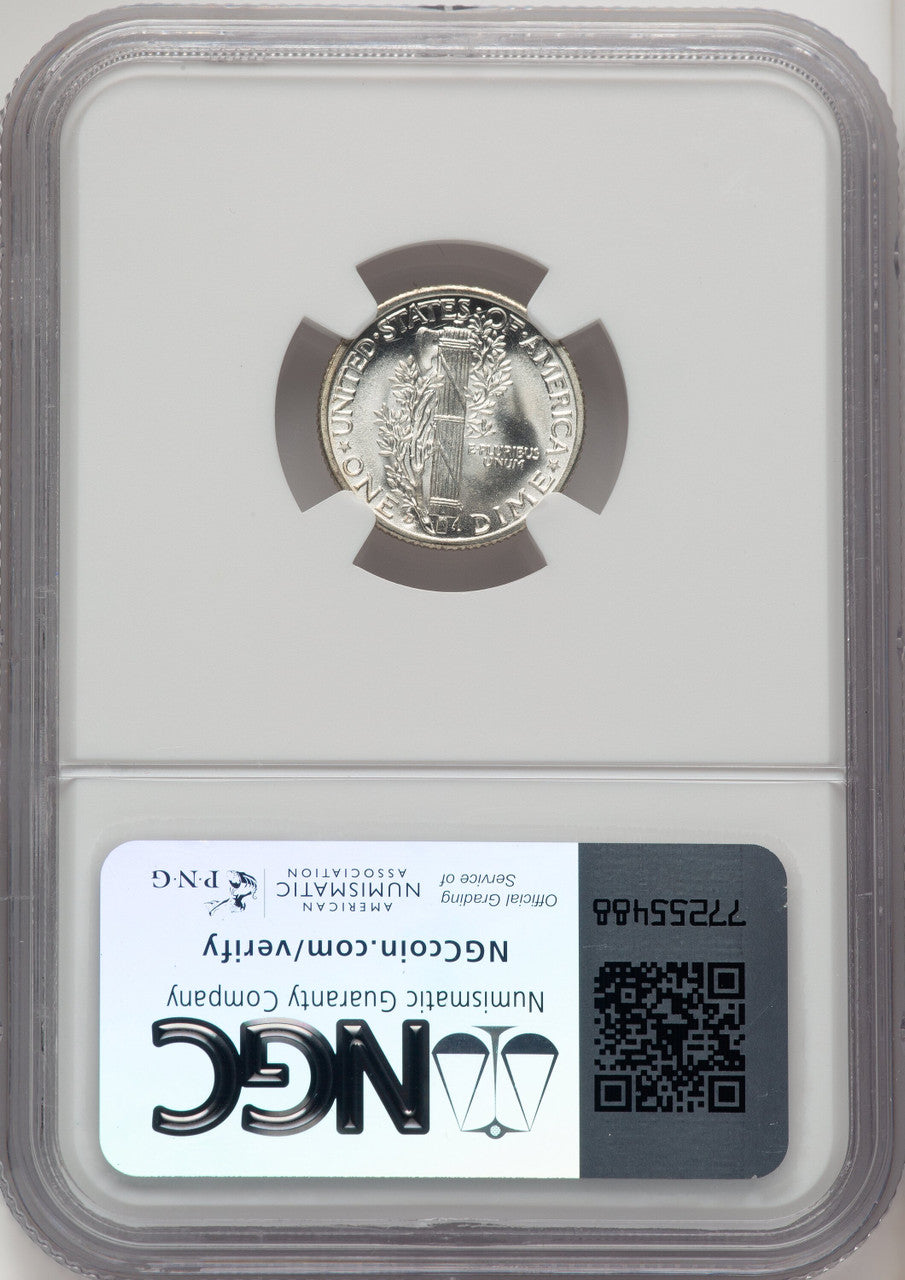 1939-D 10C FB Mercury Dime NGC MS68