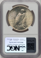 1935 Peace Dollar NGC MS65