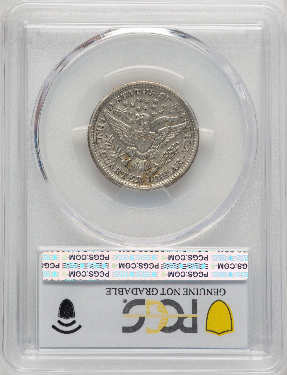 1897-S 25C Genuine Barber Quarter Genuine PCGS XF40