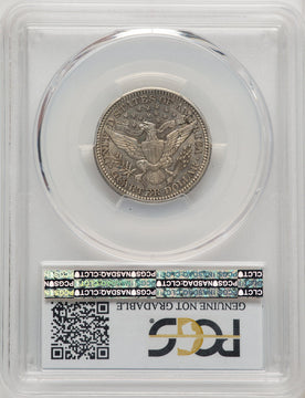 1914-S 25C Barber Quarter Genuine PCGS AU50
