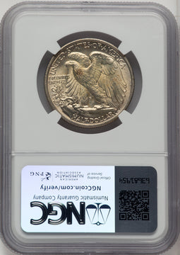 1935 50C Walking Liberty Half Dollar NGC MS67+