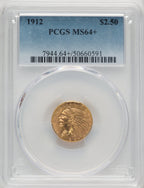 1912 $2.50 Indian Quarter Eagle PCGS MS64+