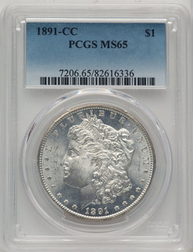 1891-CC Morgan Dollar PCGS MS65 (774251019)