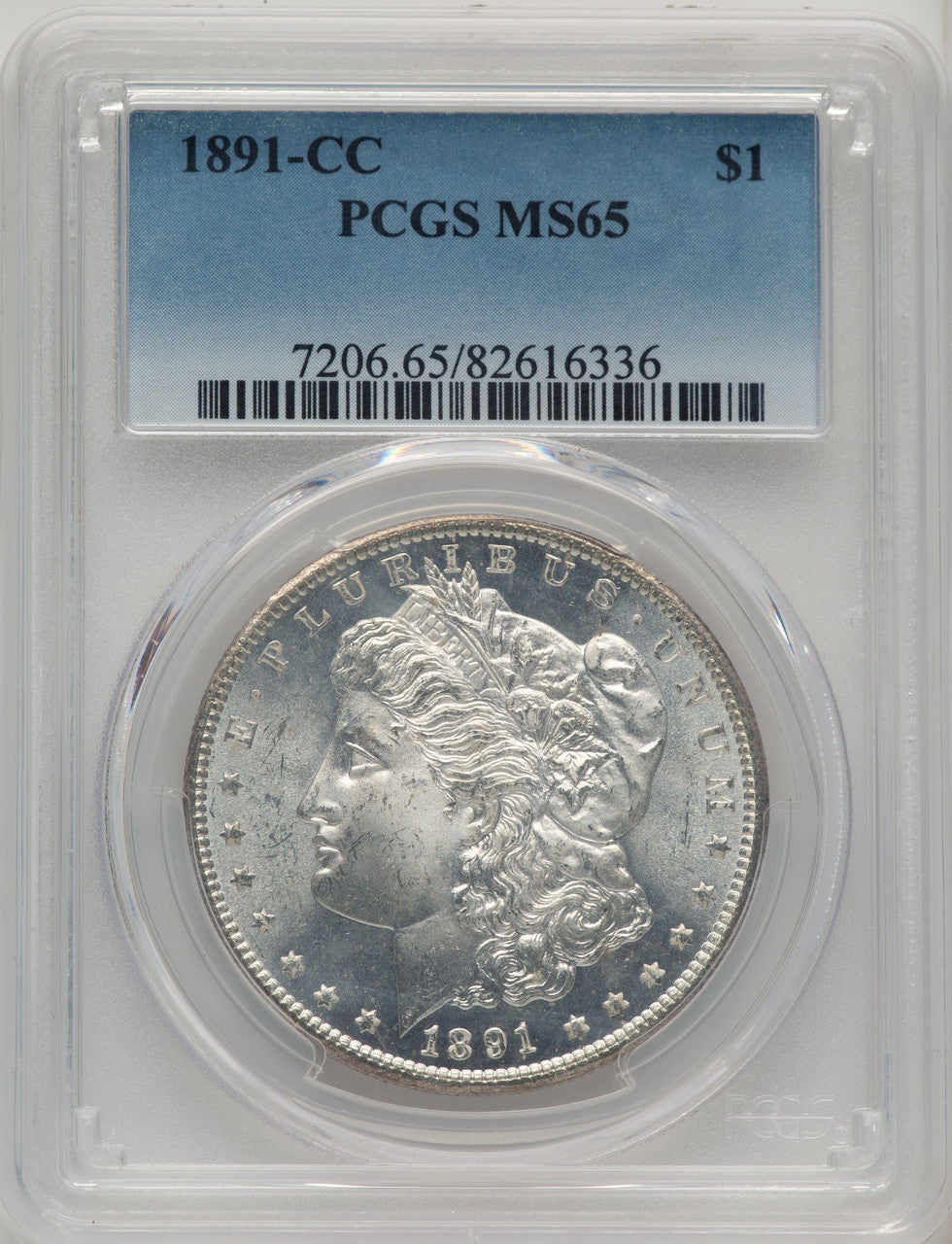 1891-CC Morgan Dollar PCGS MS65 (774251019)