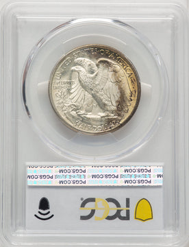 1939-D 50C Walking Liberty Half Dollar PCGS MS67 (520442058)
