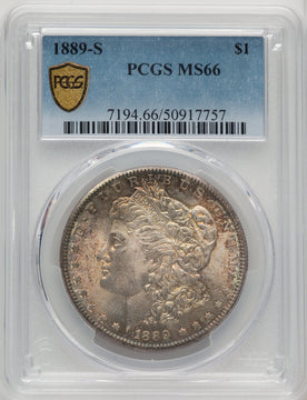 1889-S Morgan Dollar PCGS MS66
