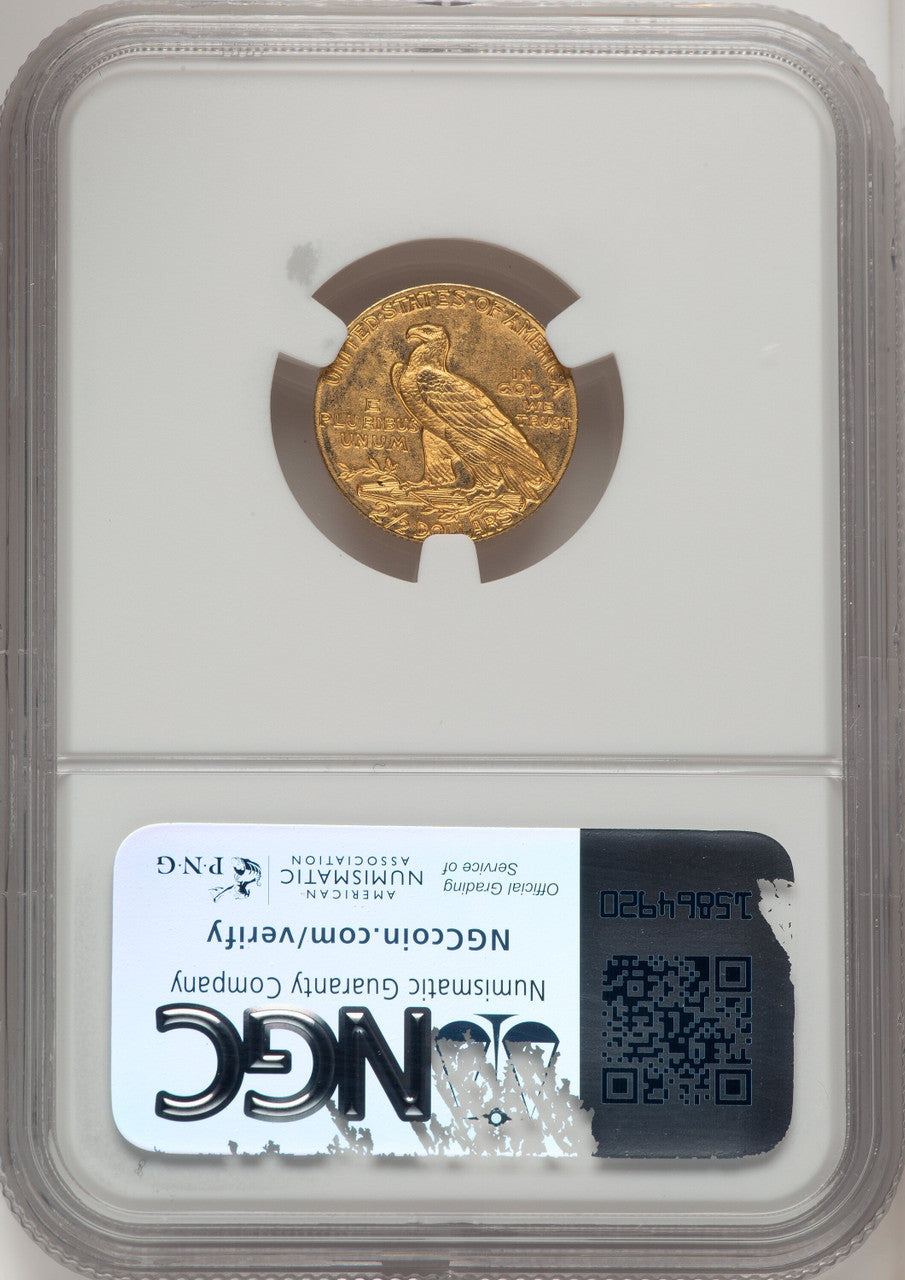 1910 $2.50 Indian Quarter Eagle NGC MS64 (773673034)