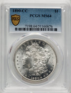1890-CC Morgan Dollar PCGS MS64