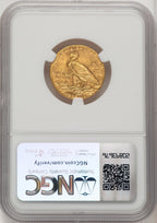 1910 $5 Indian Half Eagle NGC MS63 (506716022)