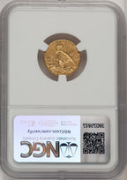 1910 $2.50 Indian Quarter Eagle NGC MS61 (177192001)