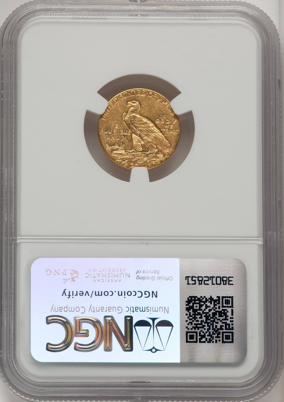 1910 $2.50 Indian Quarter Eagle NGC MS61 (177192001)
