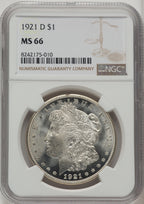 1921-D Morgan Dollar NGC MS66 (774108015)