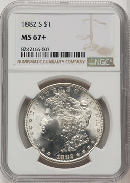 1882-S Morgan Dollar NGC MS67+ (520369024)