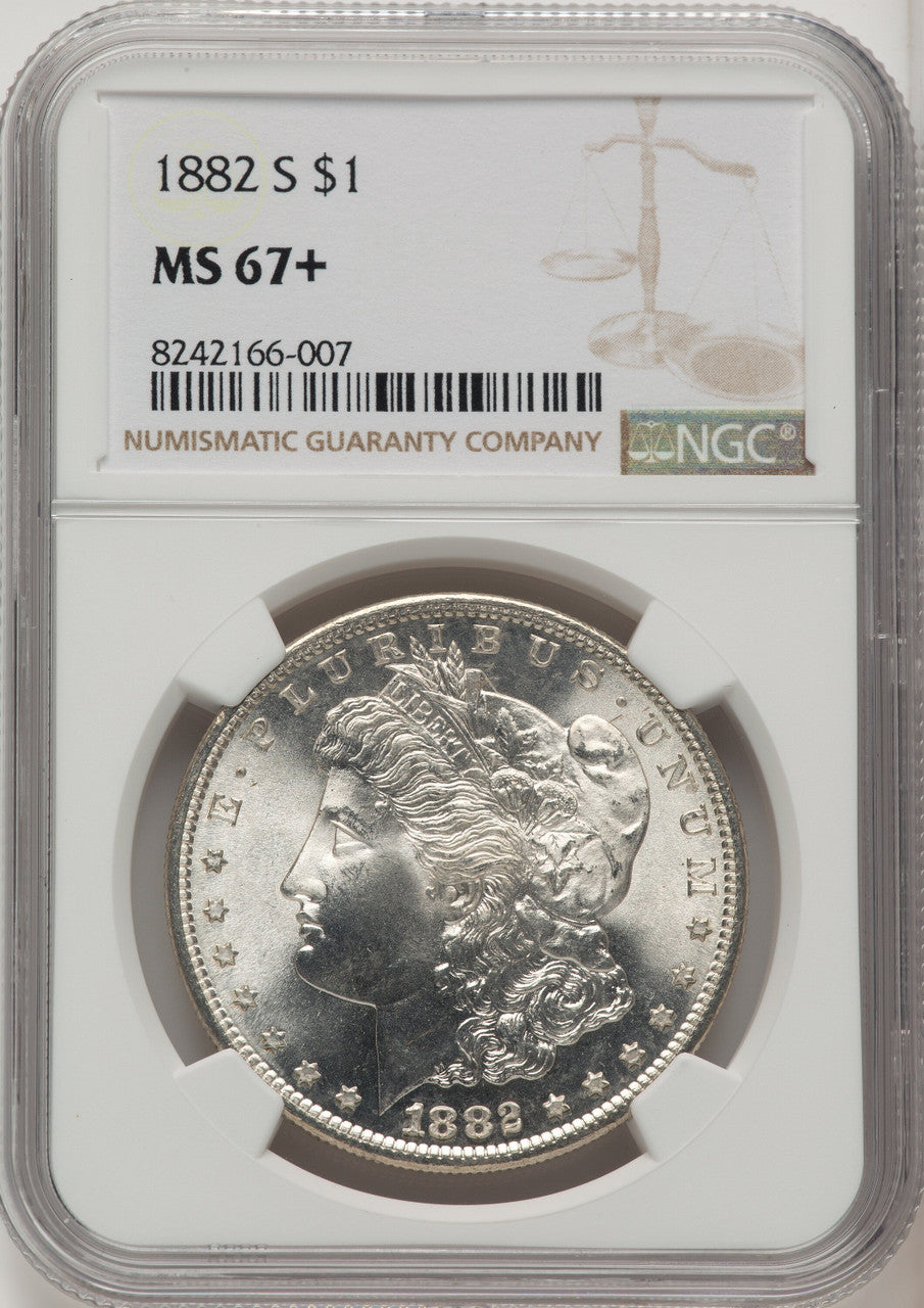 1882-S Morgan Dollar NGC MS67+ (520369024)