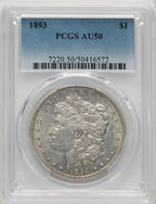1893 Morgan Dollar PCGS AU50 (773972250)