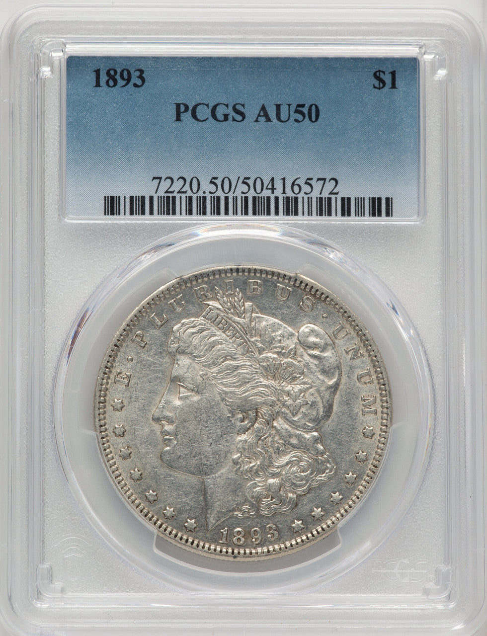 1893 Morgan Dollar PCGS AU50 (773972250)