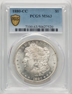 1880-CC Morgan Dollar PCGS MS63 (774311011)