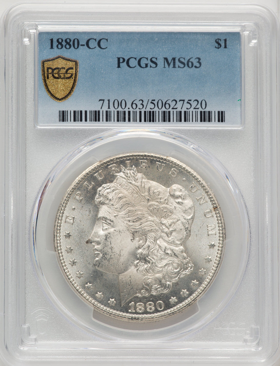 1880-CC Morgan Dollar PCGS MS63 (774311011)