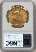 1908-S $20 Saint-Gaudens Double Eagle NGC AU58 (774252005)