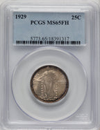 1929 25C FH Standing Liberty Quarter PCGS MS65