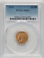 1915 $2.50 Indian Quarter Eagle PCGS MS61 (774311083)