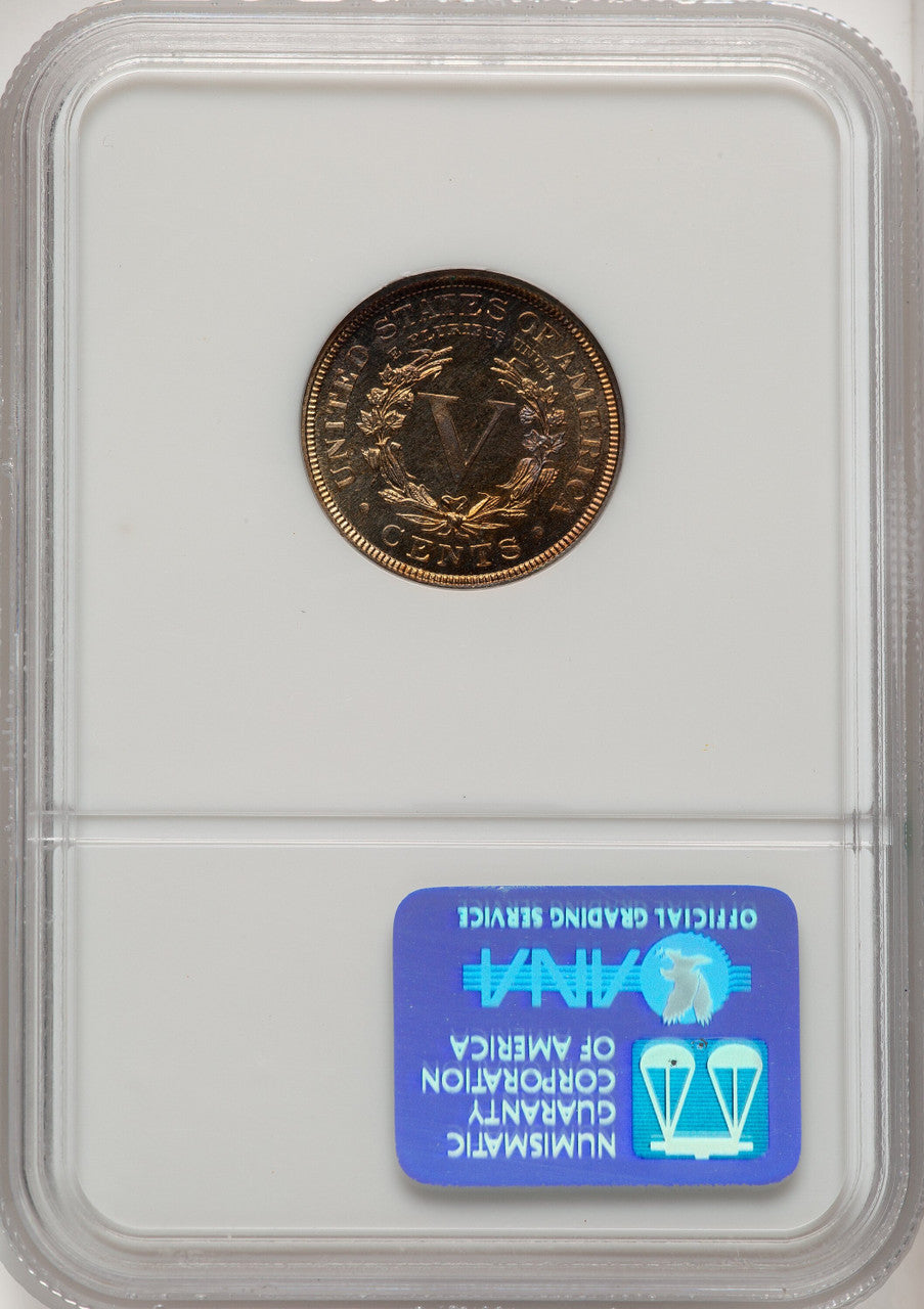1896 5C CAC Proof Liberty Nickel NGC PR65