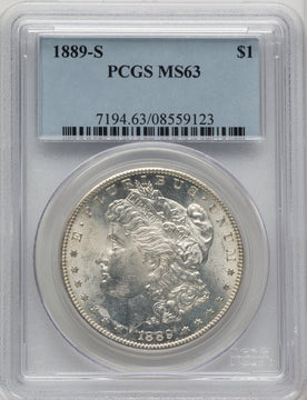 1889-S Morgan Dollar PCGS MS63 (774414037)