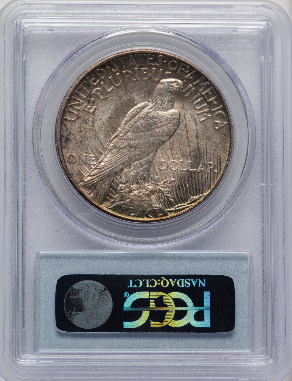 1921 Peace CAC Peace Dollar PCGS MS63