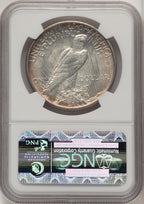 1921 Peace CAC Peace Dollar NGC MS63