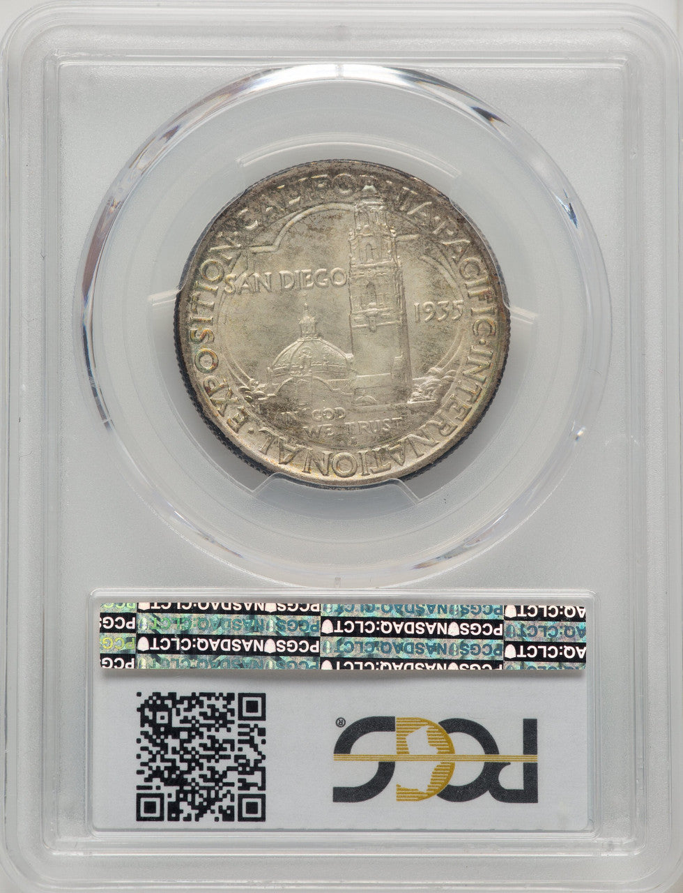 1935-S 50C San Diego CAC Commemorative Silver PCGS MS67