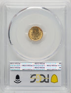 1849 G$1 Blue Gradient Gold Dollar PCGS MS61