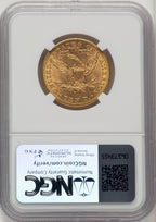 1889-S $10 Brown Label Liberty Eagle NGC MS62 (520428038)