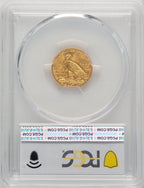 1911-D $2.50 CAC Indian Quarter Eagle PCGS MS64+