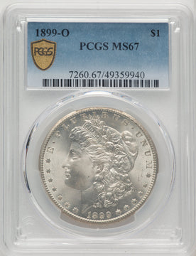 1899-O Morgan Dollar PCGS MS67 (774373001)