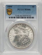 1899 Morgan Dollar PCGS MS66 (520442041)