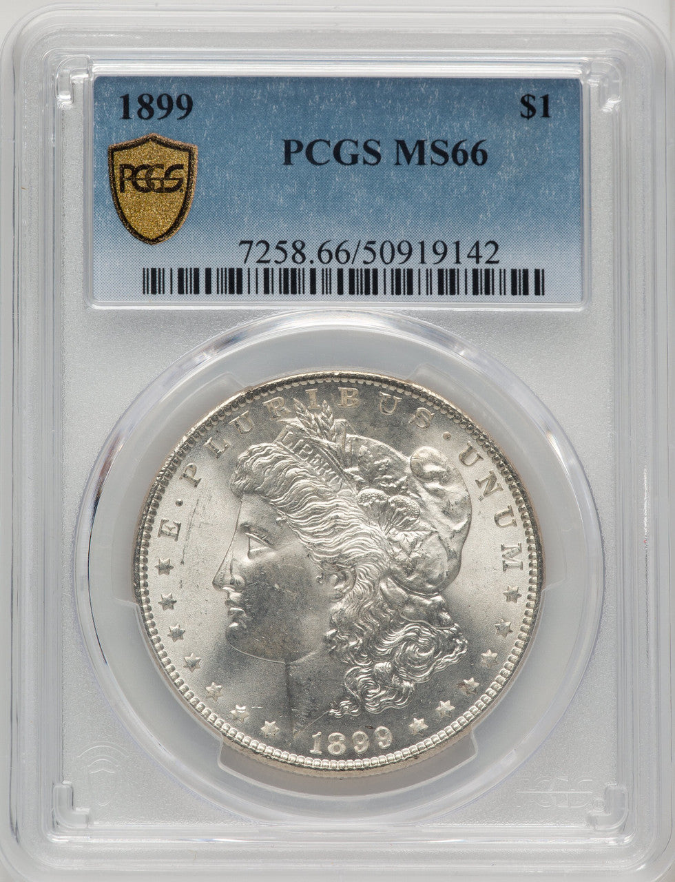 1899 Morgan Dollar PCGS MS66 (520442041)
