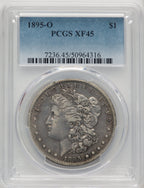1895-O Morgan Dollar PCGS XF45