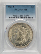 1921-S Morgan Dollar PCGS MS65 (774469034)