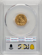 1909 $2.50 Indian Quarter Eagle PCGS MS62 (773972039)